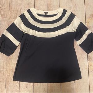 Talbots Striped Boatneck Top